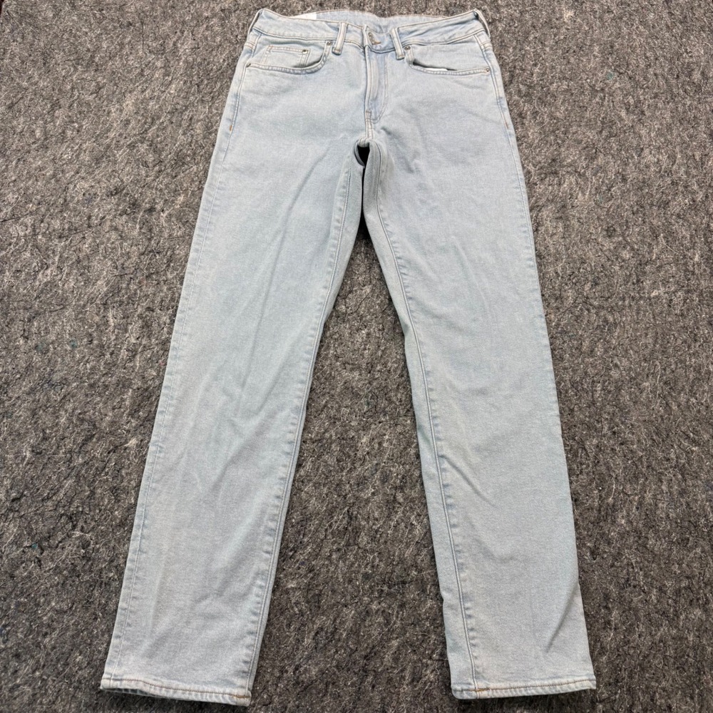HM Regular Fit Coupe Standard Light Wash Blue Jeans Mens 29/32 Straight Leg